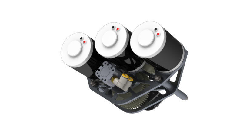 Neo滚珠变速传动系齿轮箱3D数模图纸 STEP格式